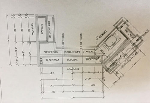 oak bar blueprint